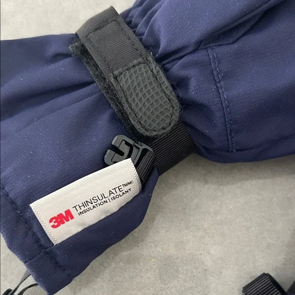 L.L. Bean Dark Blue Toddler Insulated Snow Mittens - Picture 5 of 5